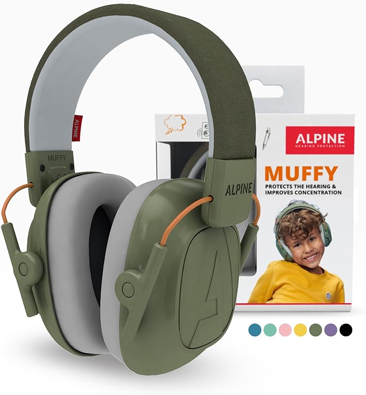 Alpine Muffy Casque Anti-Bruit : protection auditive pour enfants jusqu'à 16 ans - CE Certifié - Con