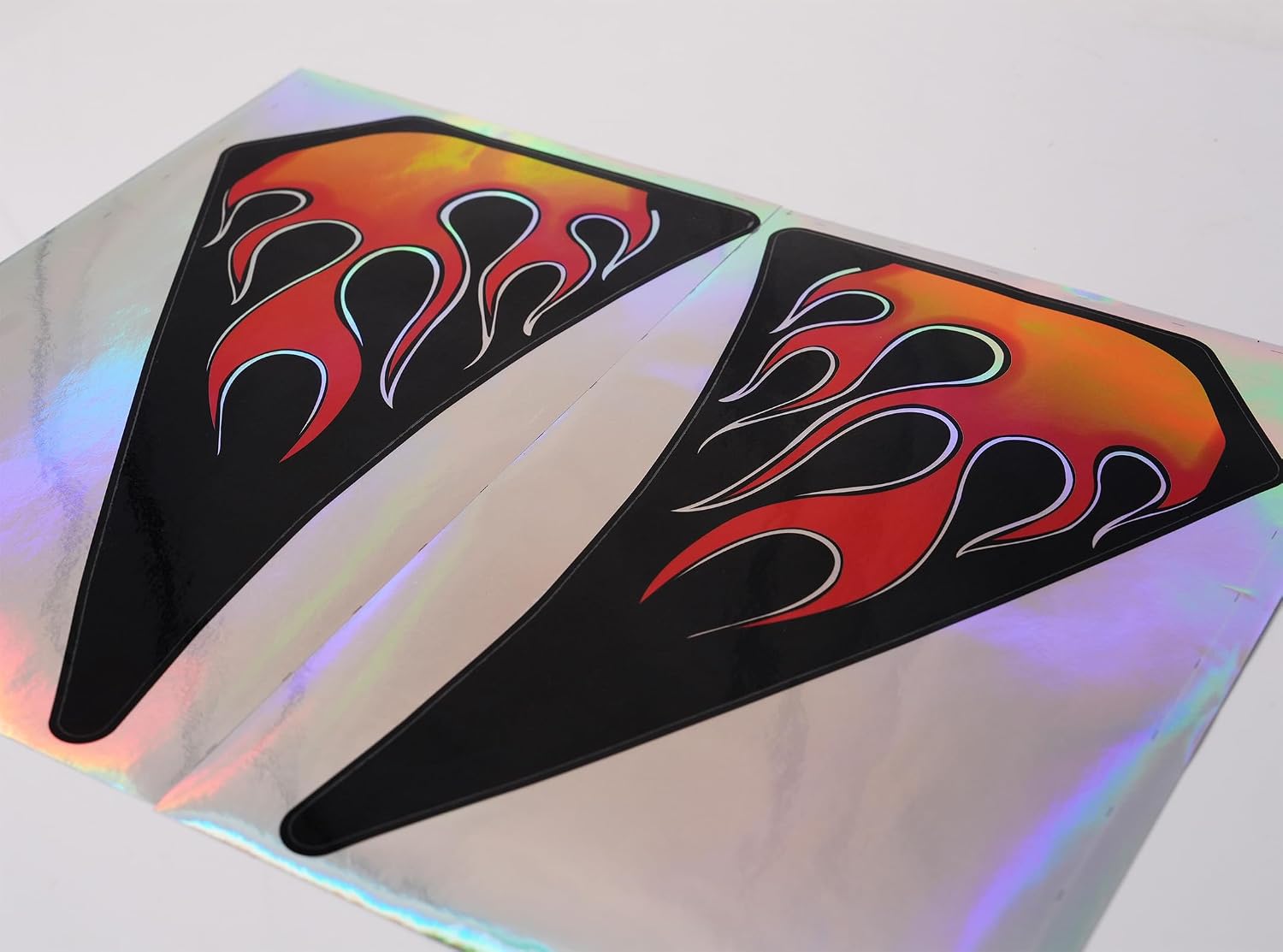 JMCHstore Side Panel Flame Sticker Decals for Motovox MBX10 Monster Mega Moto MMB80 80cc MMB105 105cc, For Mototec 105cc Mini bike