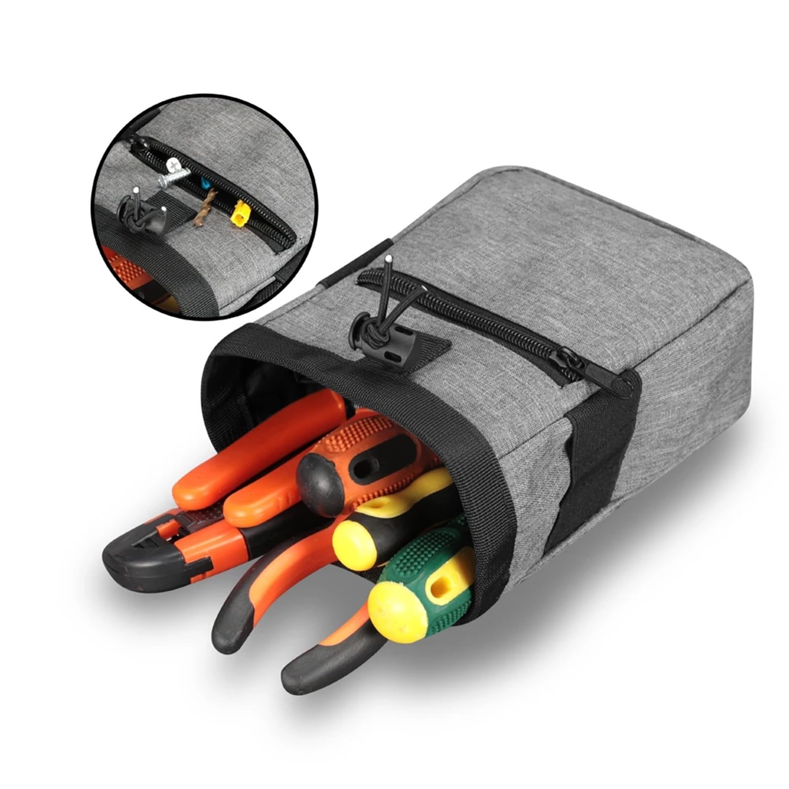Bolsa for cinturón de herramientas con 8 bolsillos for transportar clavos/tornillos, bolsa for clip for, pequeña for Para Carpintero Constructor