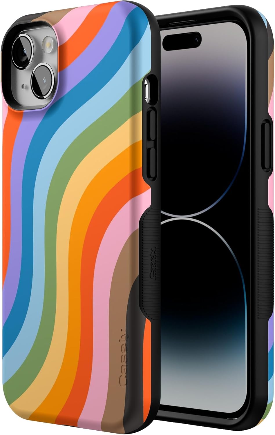 Casely iPhone 14 Plus Case | Love for All | Rainbow Pride | Bold Protective Design | Compatible with MagSafe