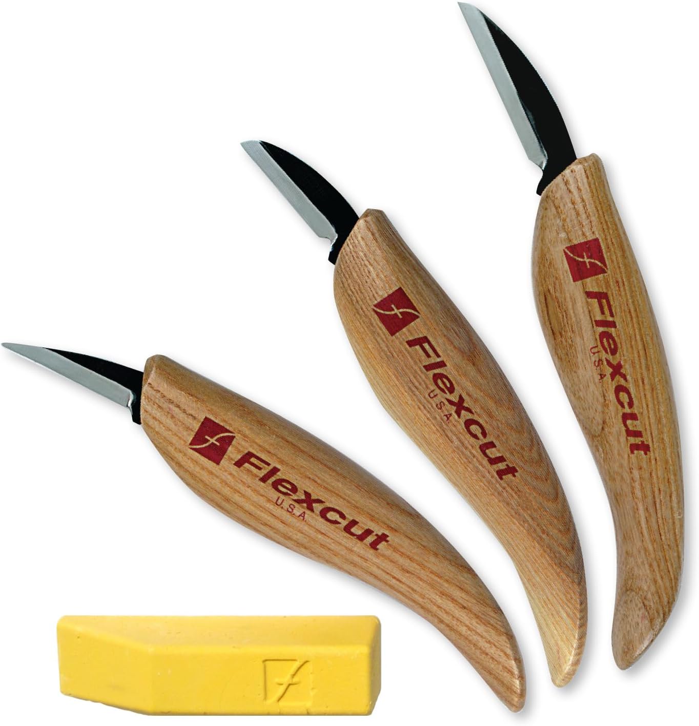 FLEXCUT Starter 3 Wood Carving Knife Set KN500
