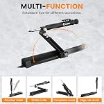 Saker Multi-function Scribing Tool - Aluminum Alloy Scribe with Deep Hole Pencil, DIY Woodworking Scribe Gauge Scriber Line Maker Measuring Tool, Gifts For Men (BLACK)