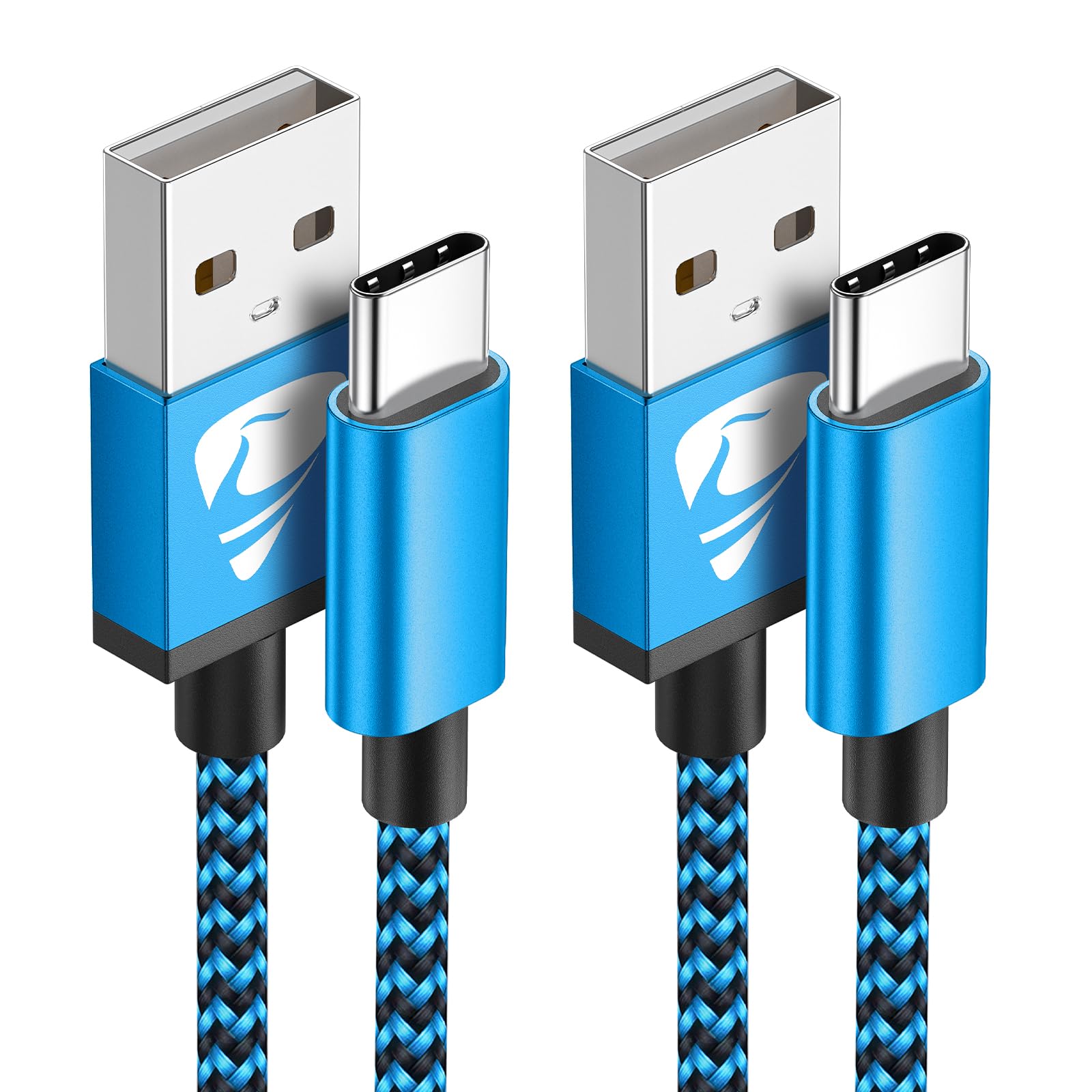 Yosou USB C Charger Cable 1M 2Pack Type C Charger Fast Charging 3A Lead Nylon Braided for Samsung Galaxy S22 S21 S20 S10 S9 S8 A12 A20e A21s A40 A51 A70,Huawei P30 P20,Google Pixel,Xiaomi,Sony Xperia,Switch