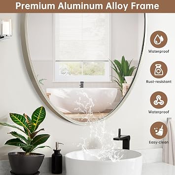 Oval Wall Mirror, 20