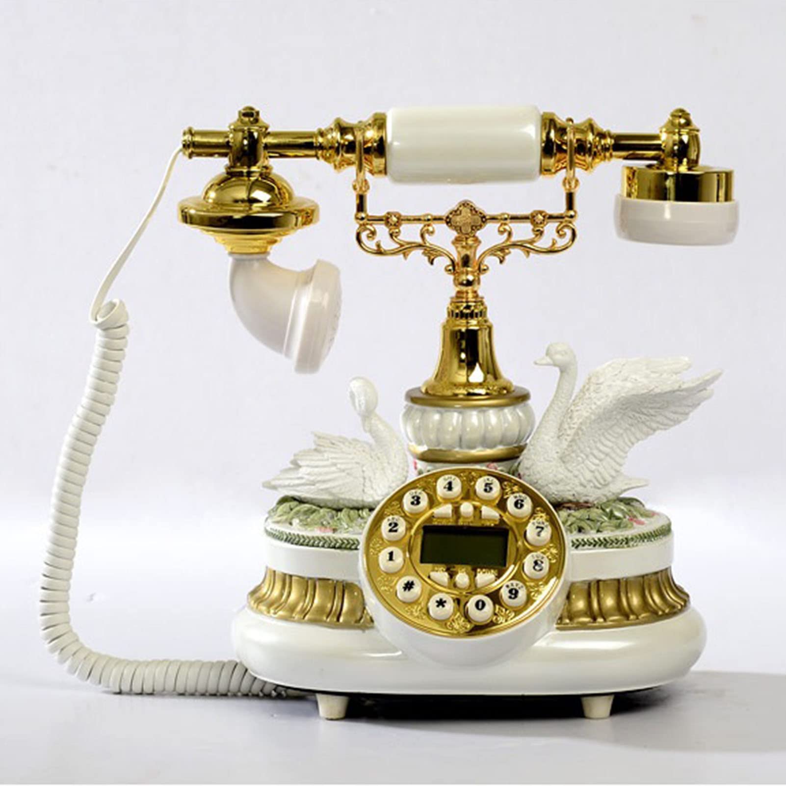 Telefono retrò Telefono Fisso Vintage con Filo Telefono Vecchio Stile per la casa in Stile Europeo con suonerie retrò