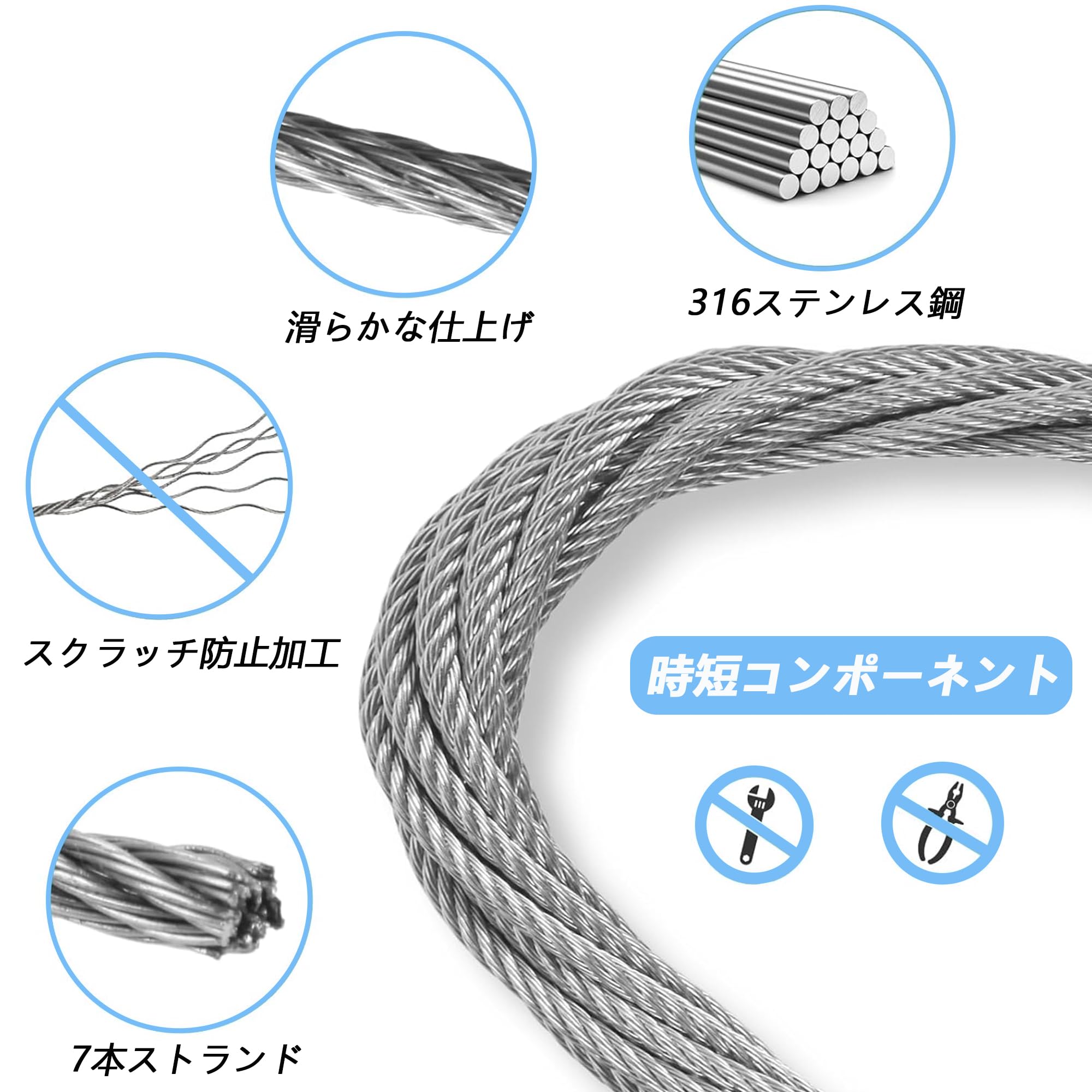 Amazon | DMEEK ピクチャーレールワイヤー フック 2本セット 316