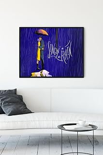 Postermanya (pster13293) Singin In The Rain Film Afişi Çerçeveli Tablo 3 (40x50cm)