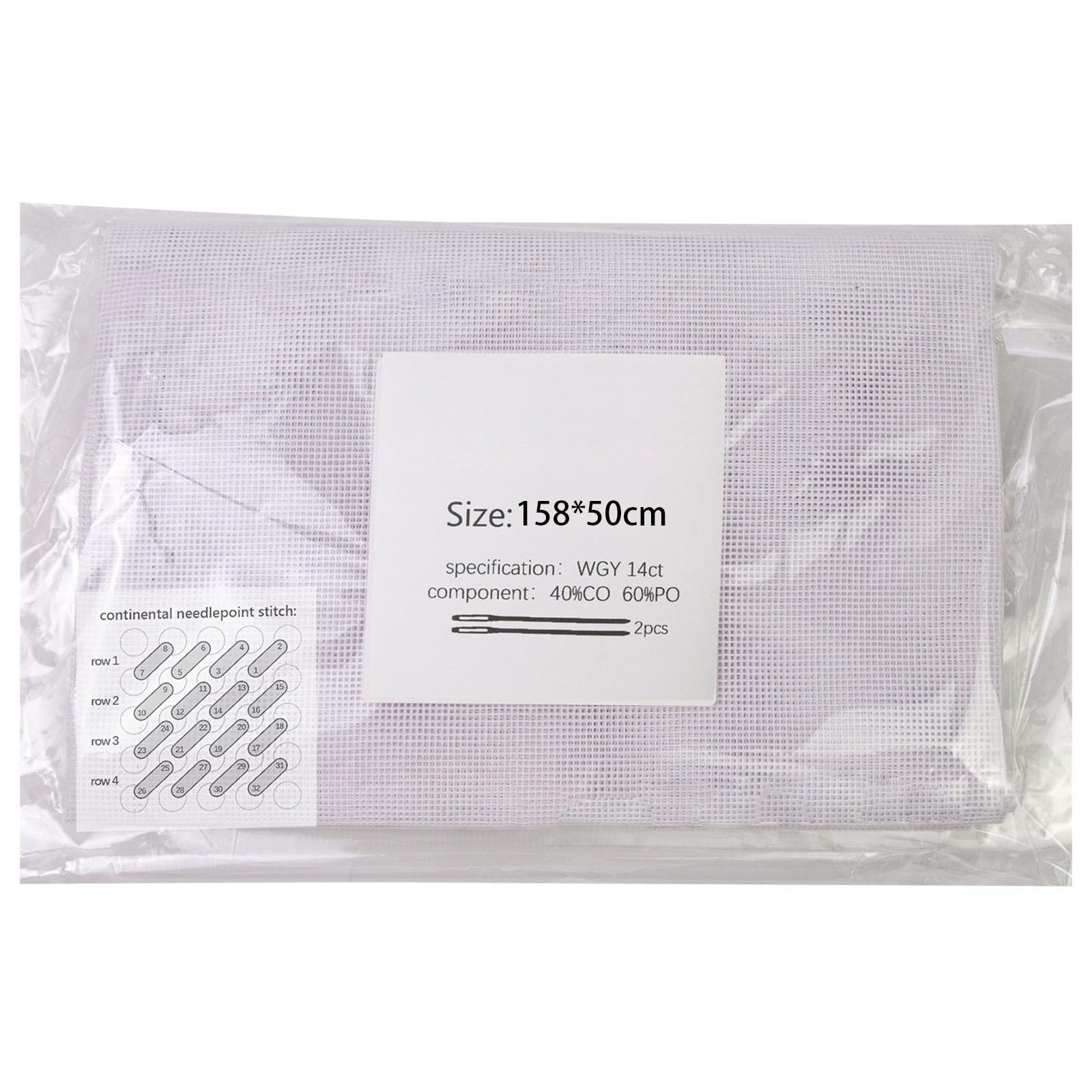 Msioytog 14CT Canvas Sheets for Embroidery Yarn Crafting Crochet Projects Needlepoint Canvas Meshes Sheets Needle Point
