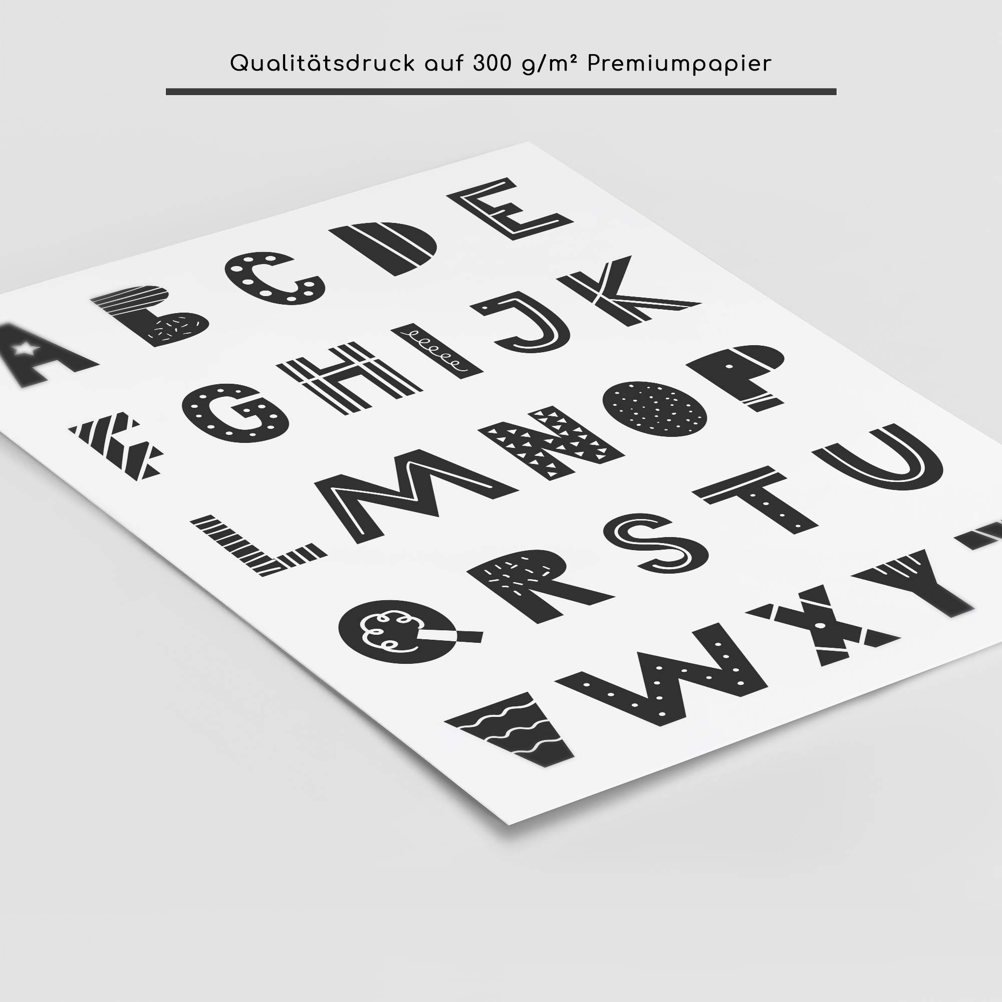 Frechdax Poster Set 3er A4 | Skandinavische Tier Motive Für Kinderzimmer | Babyzimmer Deko