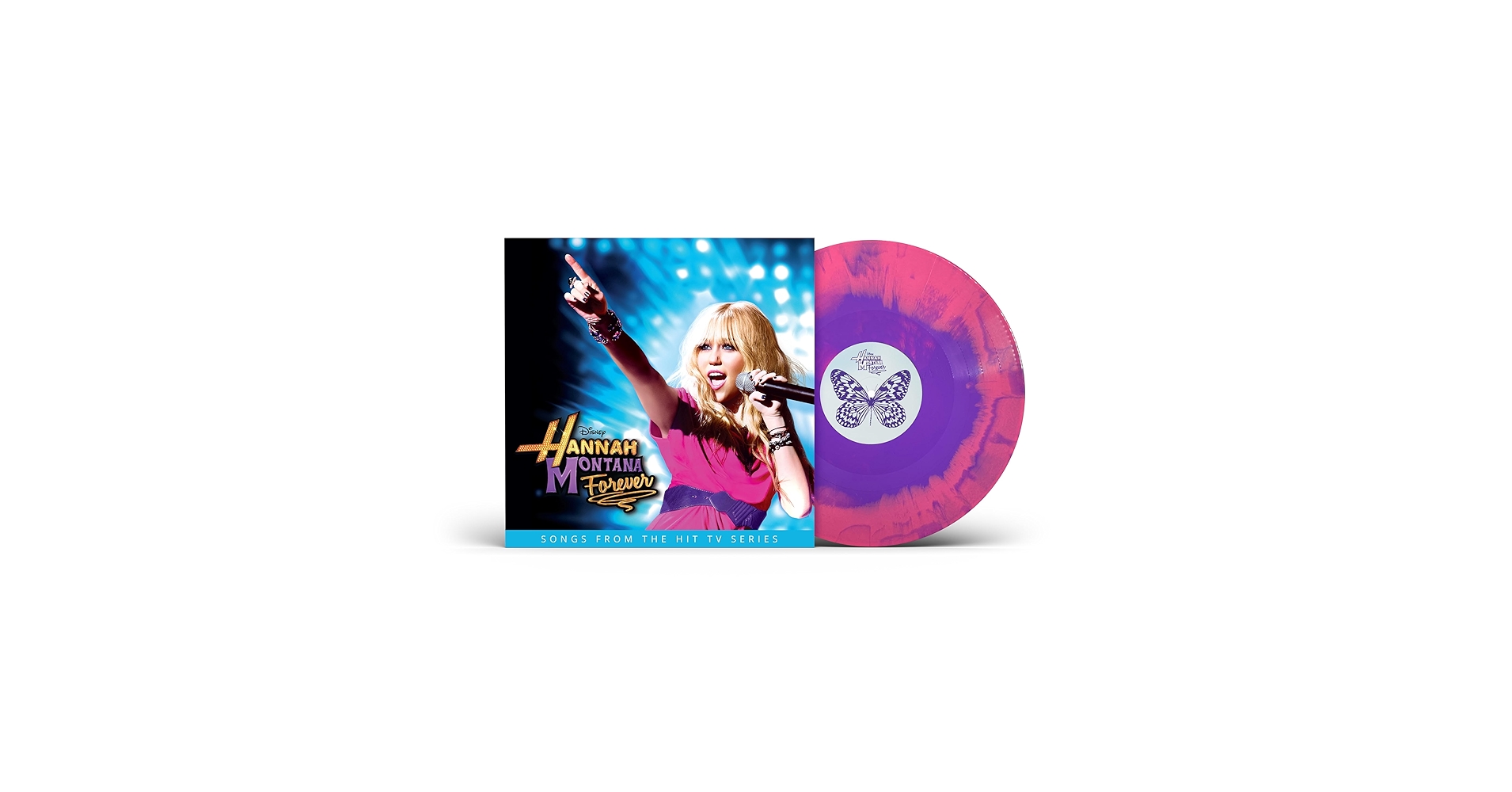 海外版　Hannah Montana ハンナモンタナ レコード　新品 Amazon.com: Hannah Montana Forever[Hot Pink Cadillac/Purple