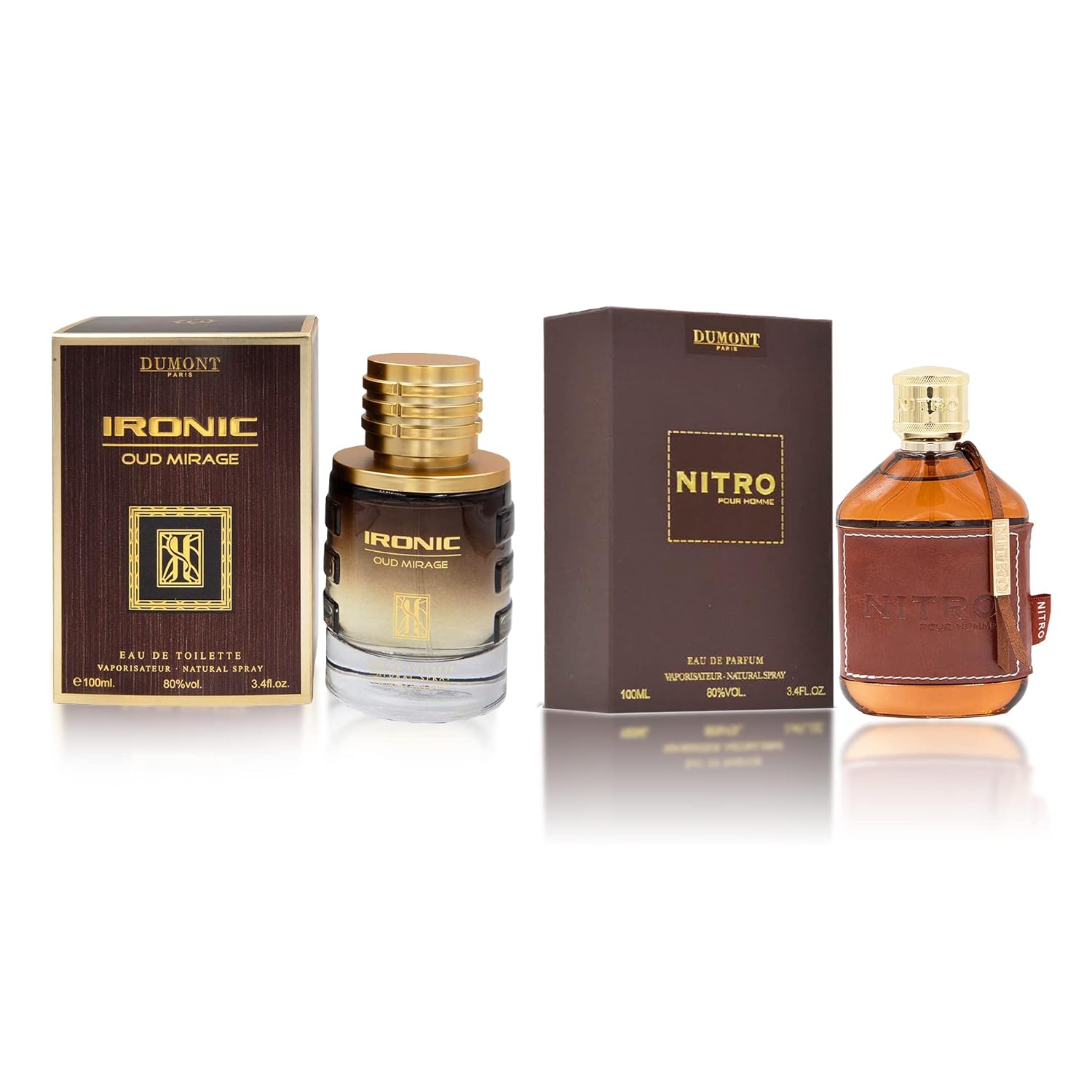 Buy Cologne for Men and Women, IRONIC OUD MIRAGE and NITRO POUR HOMME