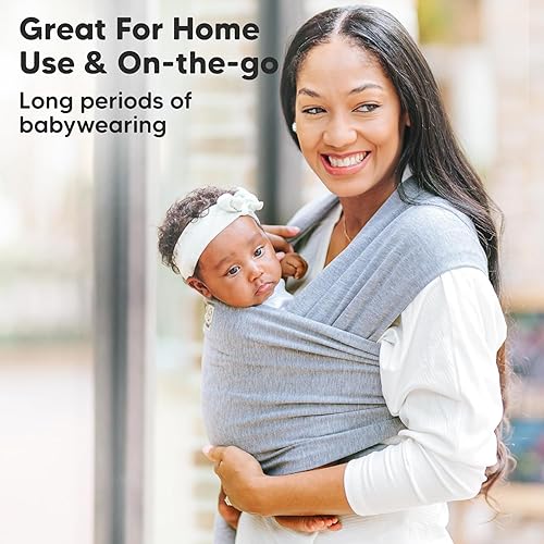 Miniatura 125 de KeaBabies Portabebés - Portabebés todo en 1 original para recién nacidos a niños pequeños, fácil de llevar, pegado manos libres, ligero, Laberinto