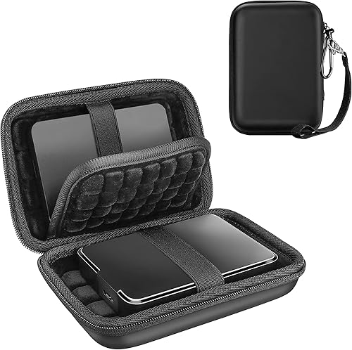 Miniatura 6 de ProCase Paquete de estuche portátil para disco duro con funda para disco duro ProCase de 2.5 pulgadas