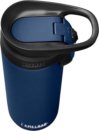 Miniatura 5 de CamelBak Forge Flow - Taza de café y viaje de 16 onzas, acero inoxidable aislado, base de silicona antideslizante, fácil operación con una sola mano