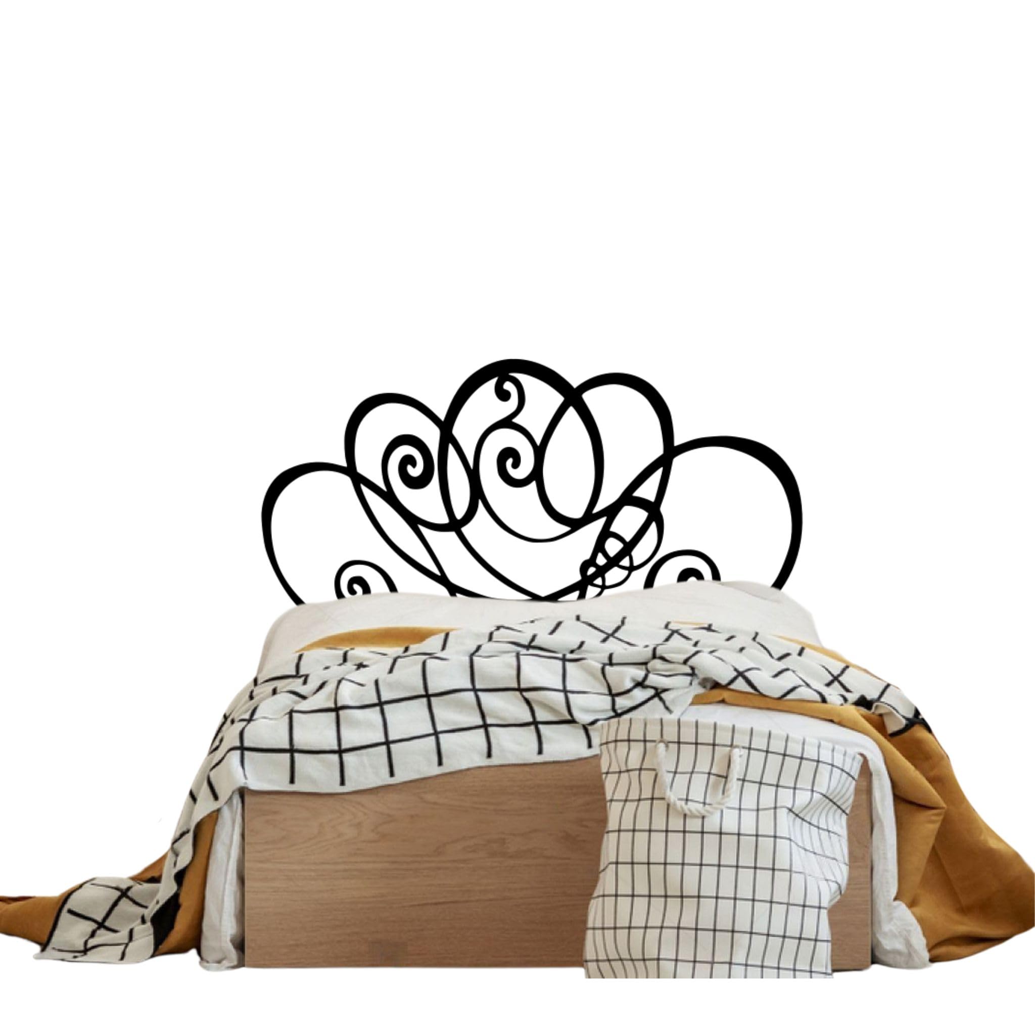 El Herrero Cabecero de Forja Corte Láser Ursula | Cabezal para Cama de Matrimonio e Individual | Producto Artesanal de España
