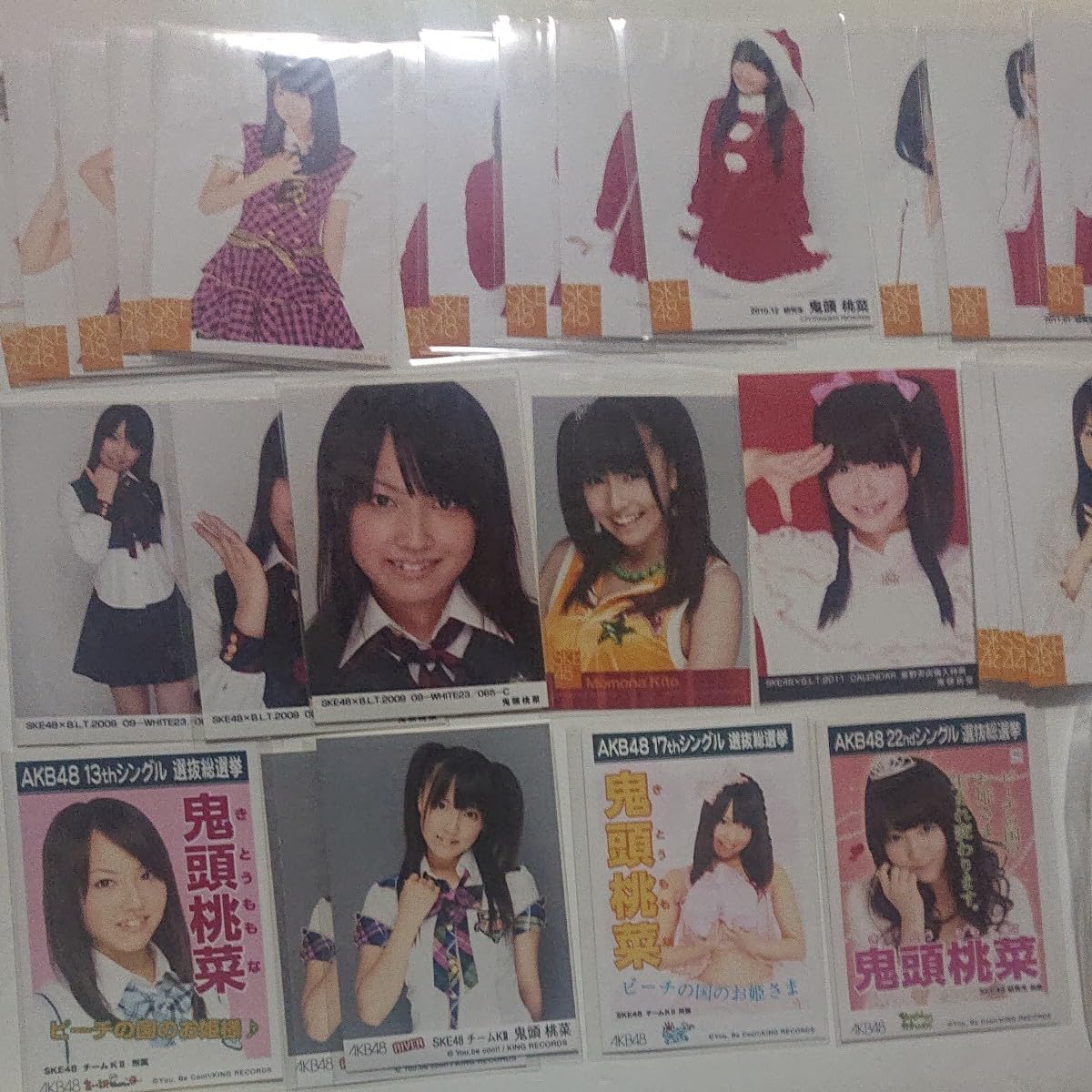 Amazon.co.jp: 元 SKE48 鬼頭桃菜 生写真 セット 劇場盤 AKB48他 三上 