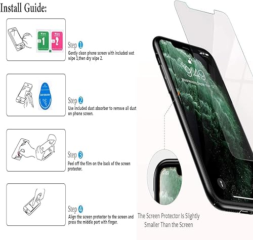 Miniatura 9 de HHUAN Case for Xiaomi Poco M4 5G (6.58") with 1 X Tempered Glass Screen Protector, Slim Clear TPU Bumper Shell, Soft Silicone Shockproof X
