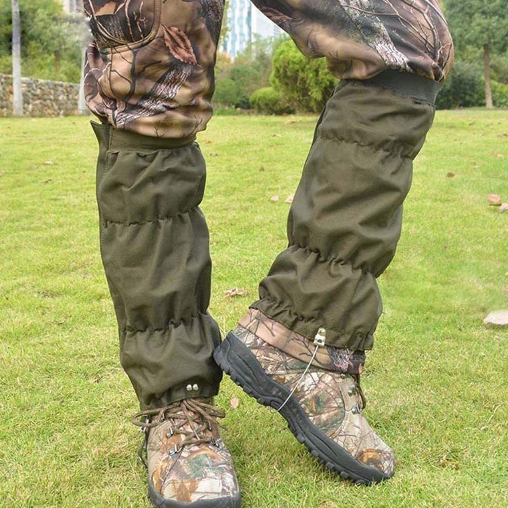 Polainas de serpiente, protección contra mordeduras de serpiente para piernas inferiores, senderismo al aire libre, caza, de nieve, botas impermeables para polainas para hombres y mujeres,