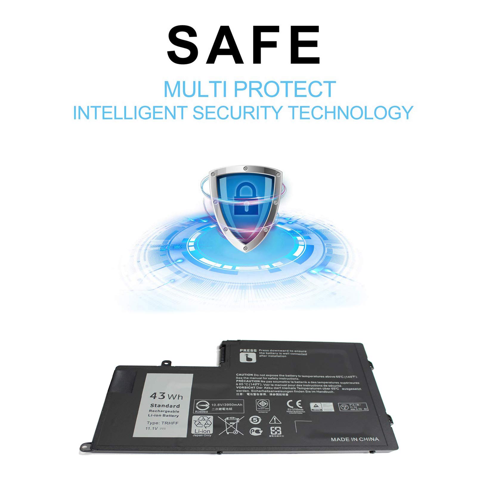 Amazon.com: Gomarty TRHFF 01V2F 1V2F6 Battery for Dell Inspiron 15