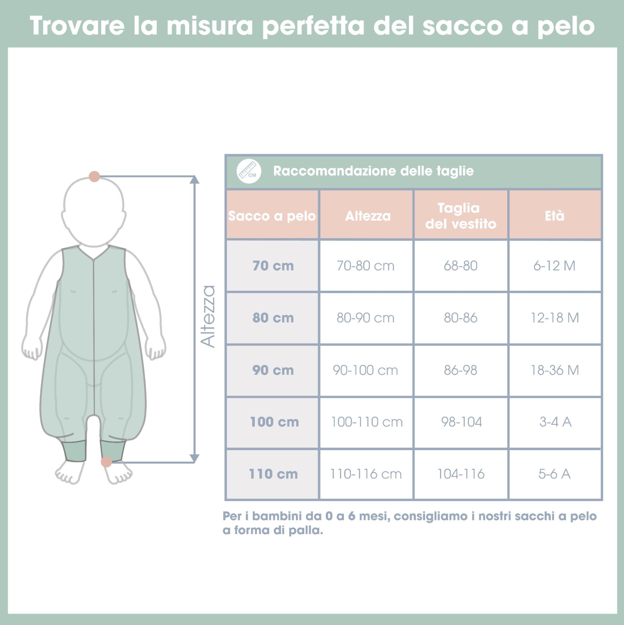 emma & noah Sacco nanna con piedi 2,5 TOG, sacco a pelo per l'autunno e l'inverno, in cotone biologico, certificato Oeko-Tex, morbido sacco a pelo per neonati (pois blu, 70 cm)