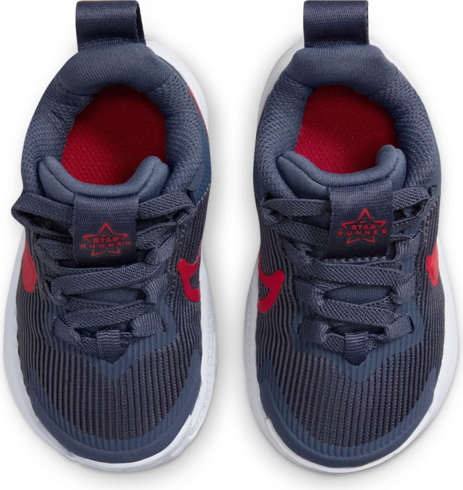 Nike Shoes Nike Star Runner 4 Zapatillas - Bebé E Infantil, Thunder Blue/Gym Red-Black-White, DX7616-406, 26 EU (9C US)
