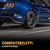 Vista 7 de Gempro LED Side Marker Lights for Ford Mustang 2015-2023 Rear White Fender Marker Reflectors Lamps Smoked Len, 2PCS LED blanco