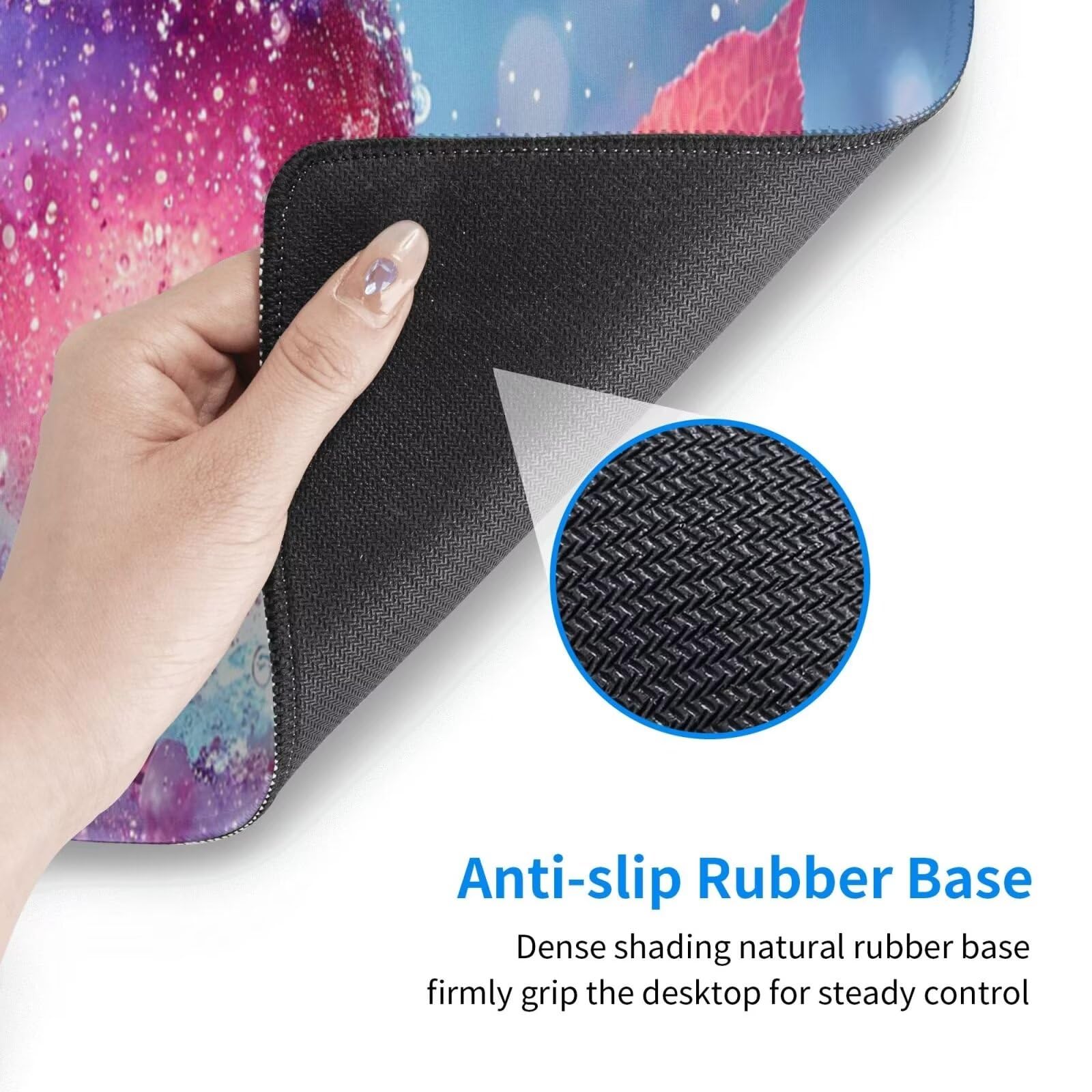 Tappetino Mouse, Tappetino Mouse Gaming Grande XXL 1500x800x3mm Tappetino Scrivania Mouse Pad, Base in Gomma Antiscivolo, Bordi Cuciti,Lavabile, Mousepad per Ufficio e Gaming (mela) R-554