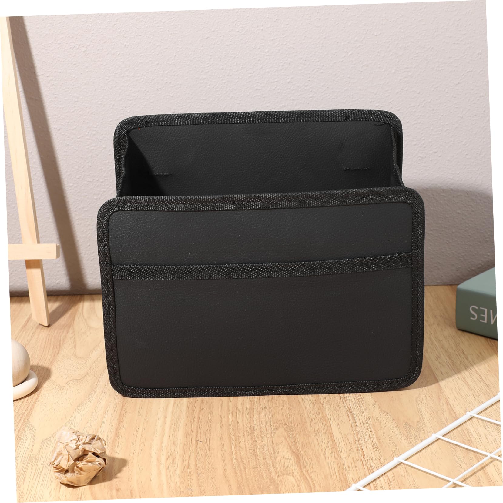 Faltbarer Autositz Organizer Rücksitz Auto Mülleimer aus Oxfordstoff | Tragbar, Strapazierfähig, Stabile Ausführung, Elegante Optik, für Wagen, Platzsparend Zusammenklappbar