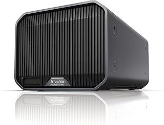 SanDisk Professional 36TB G-RAID Mirror - External HDD, RAID with Redundancy, Thunderbolt 3, USB (10Gbps), 7200RPM Ultrastar Hard Drive, Up to 260MB/s Read in RAID 1 - SDPHH2H-036T-NBAAD