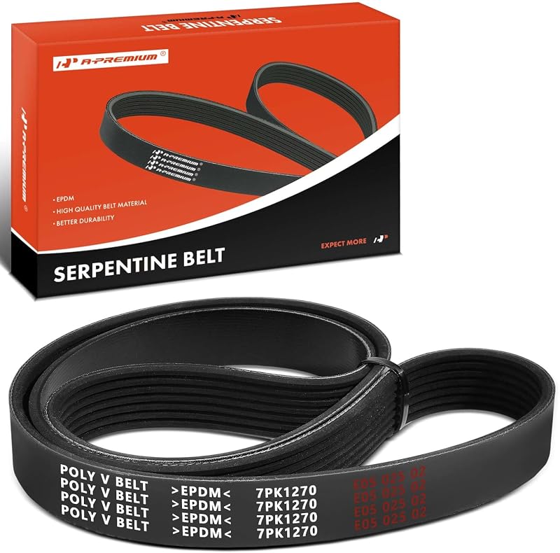 Correia Poly-V do Supercharger A-Premium 7PK para Audi, Porsche e Volkswagen – 127,18 cm