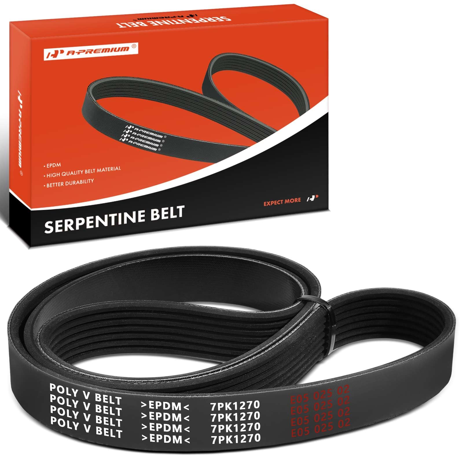 A-Premium Serpentine Belt Replacement for Audi A6 2009-2018 A7 2012-2018 A8 2013-2018 Porsche, 3.0L-image-35