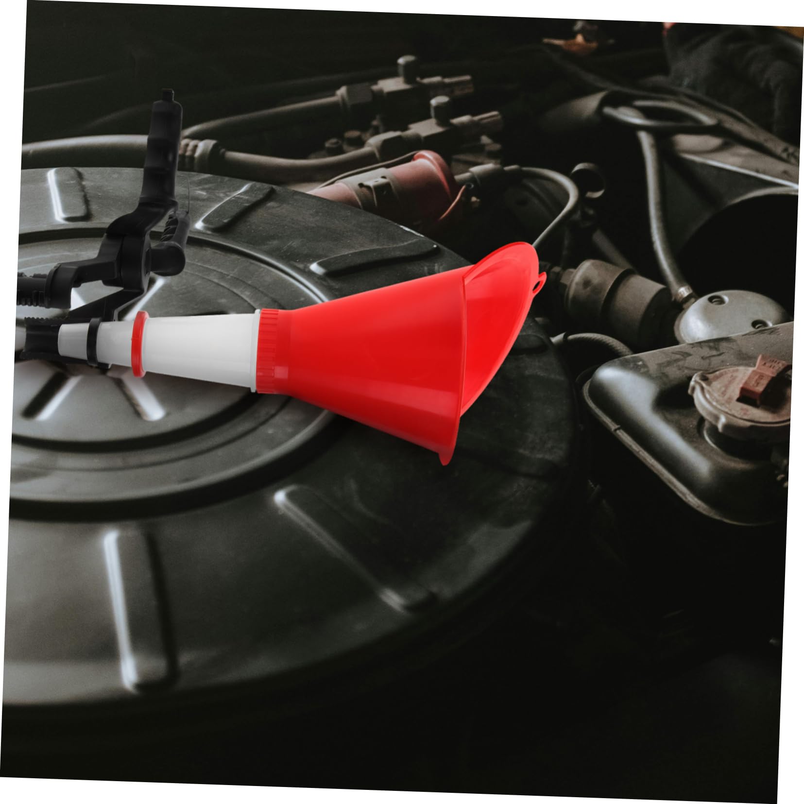 SOLUSTRE 3pièces Entonnoir à Huile Multi-usage Pour Voitures Outil Pratique Pour Remplissage De Fluides Automobiles Avec Filtre Intégré Entonnoir Et Facile à Nettoyer