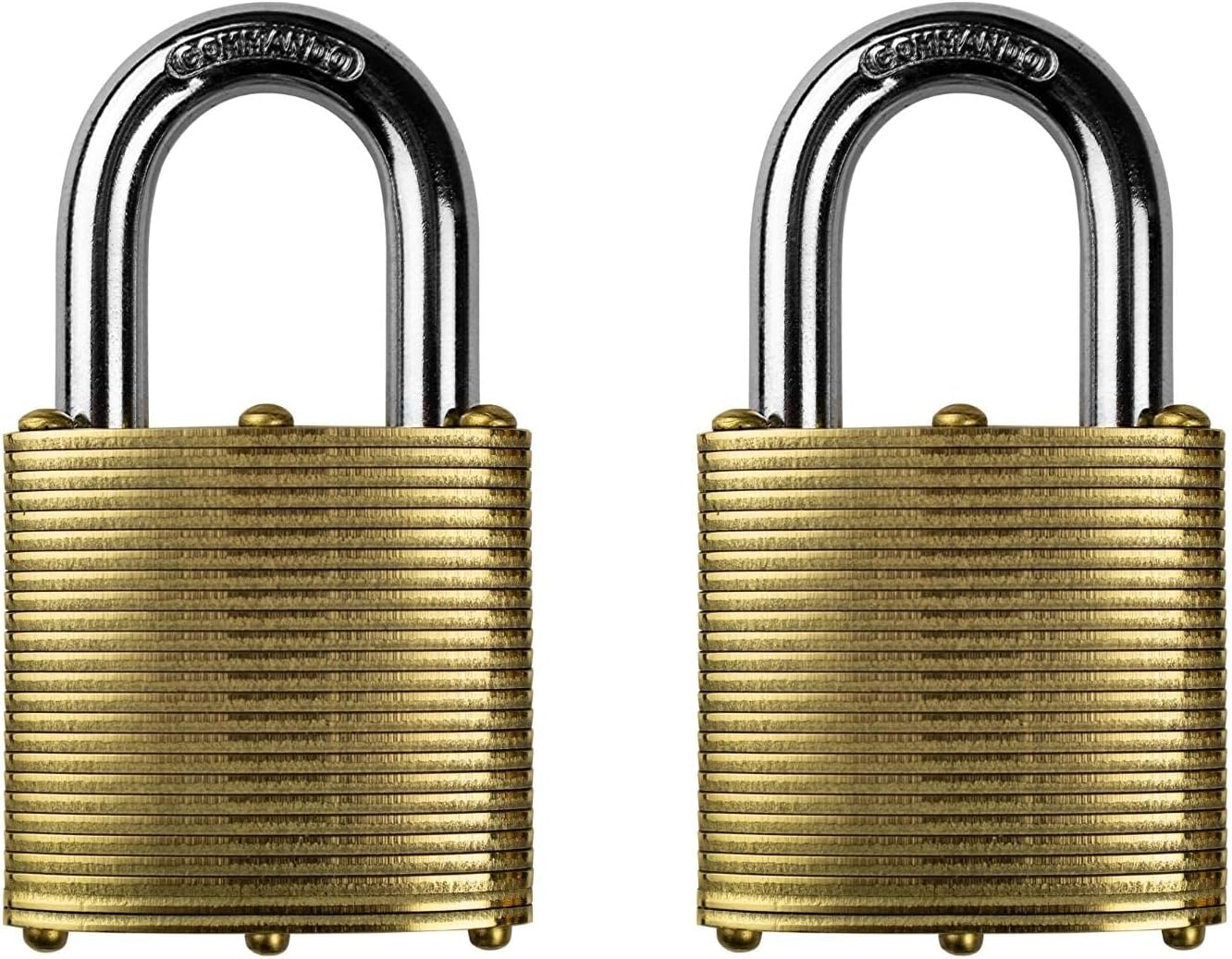 Commando Lock Marine Series Premium Brass Padlock Brass is Corrosion Free, Perfect for Boats