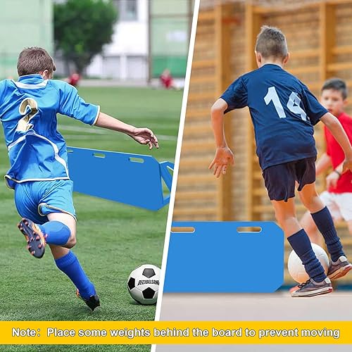 Miniatura 6 de Mejora de tablero de rebote de fútbol de 3 ángulos, pared de fútbol portátil para adultos y niños, equipo de entrenamiento de fútbol plegable para