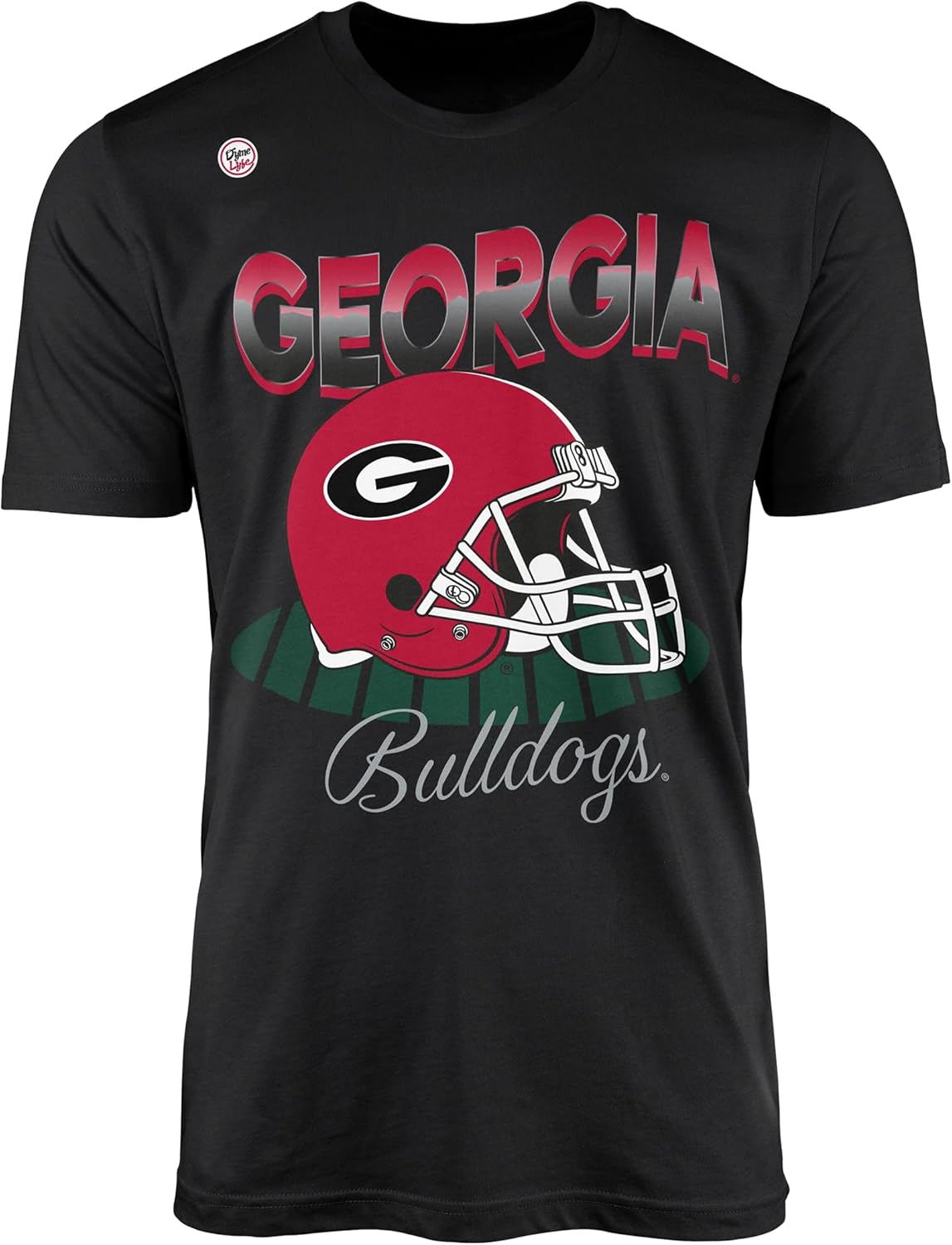 Dyme Lyfe Georgia Bulldogs Airbrush Men's Short Sleeve Cotton T-Shirt