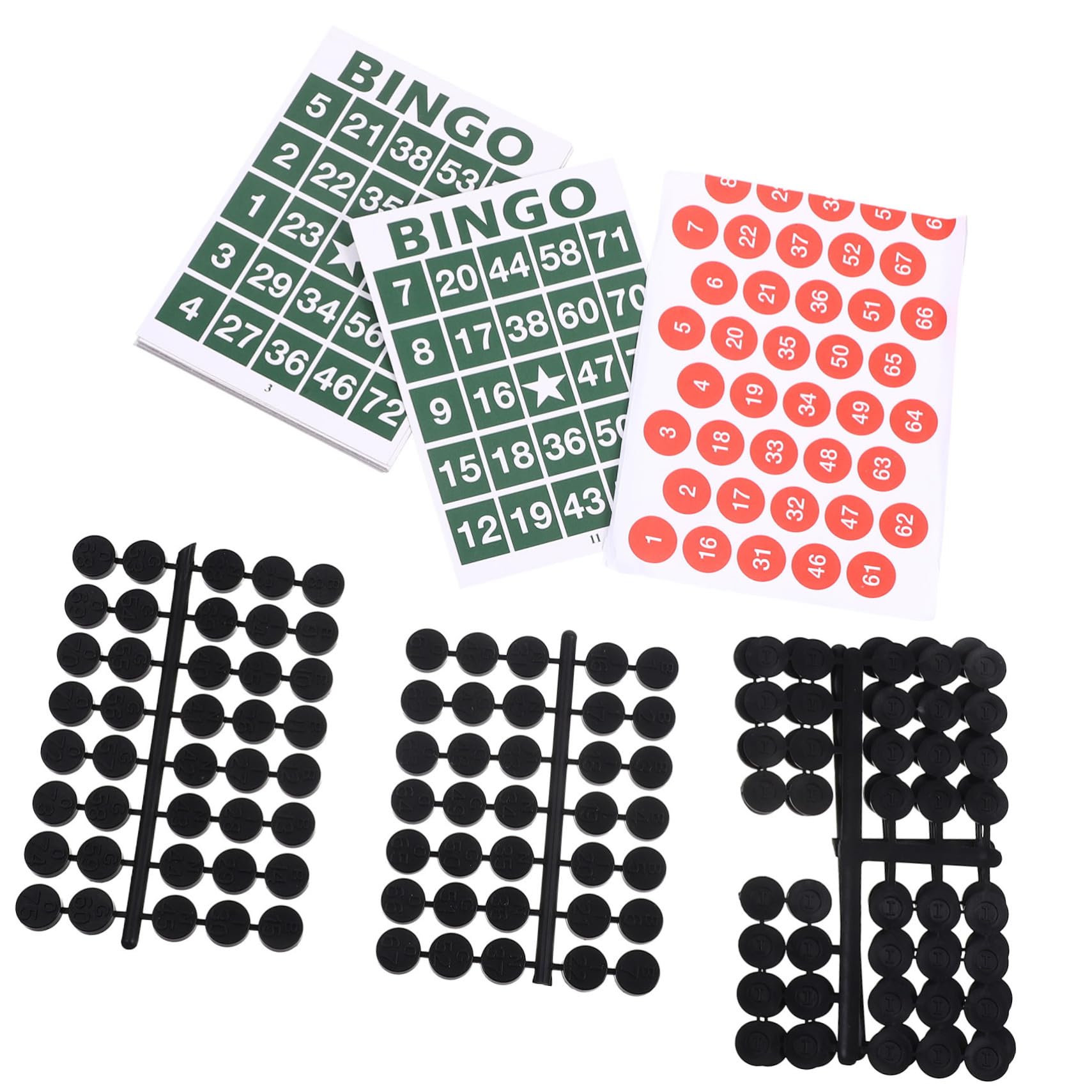 Unomor Bingo Game Set Bingo Board Game Bingo Card Set Fun Party Game for Family Gatherings