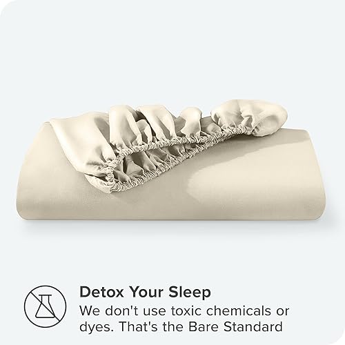 Miniatura 7 de Bare Home - Sábana bajera ajustable de microfibra 1800 ultra suave