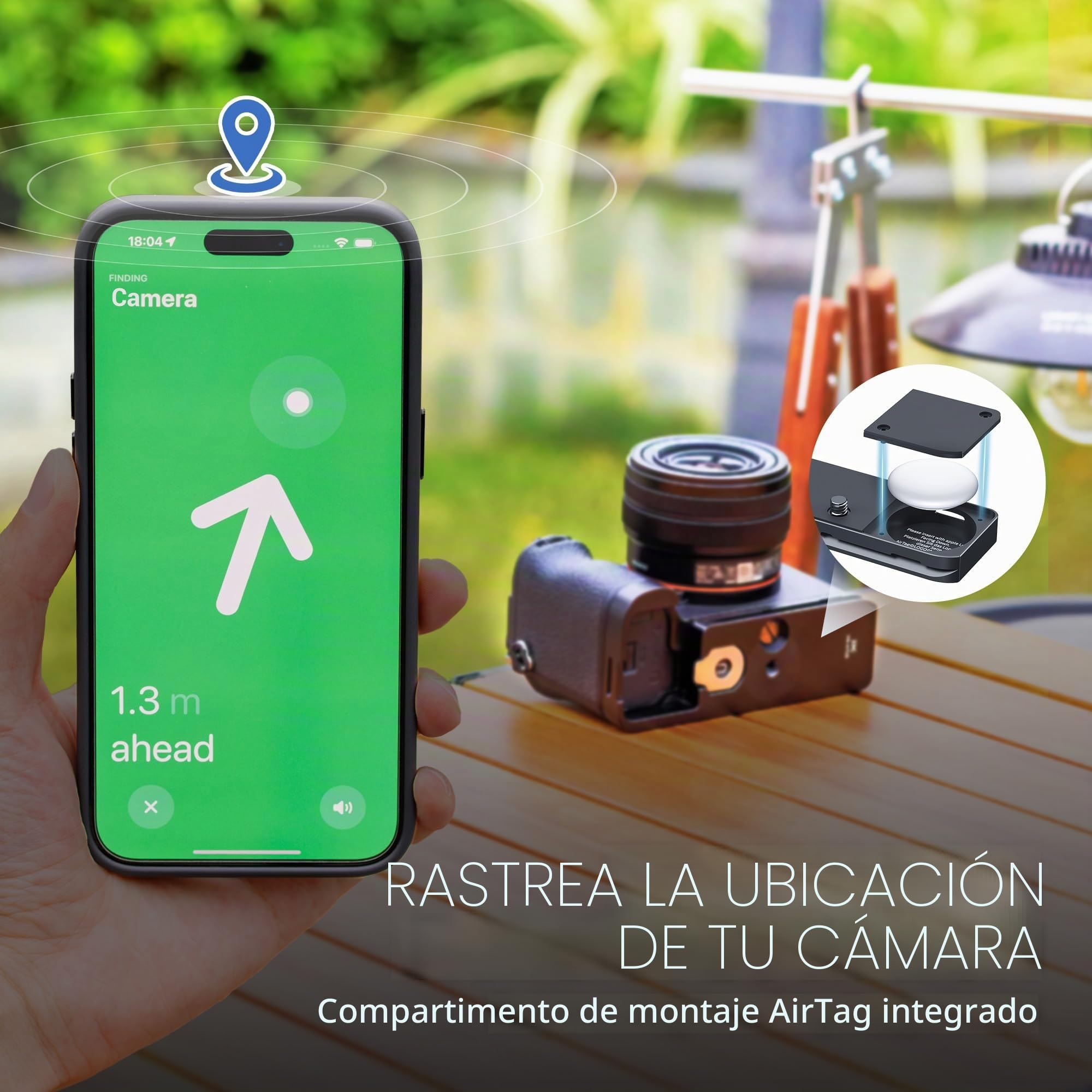 JJC A7CII - Agarre de mano para cámara con compartimento de almacenamiento oculto para cámara Sony A7CII A7CR, sustituye a la extensión de agarre Sony GP-X2, Alpha 7CII ILCE-7CM2 placa de liberación