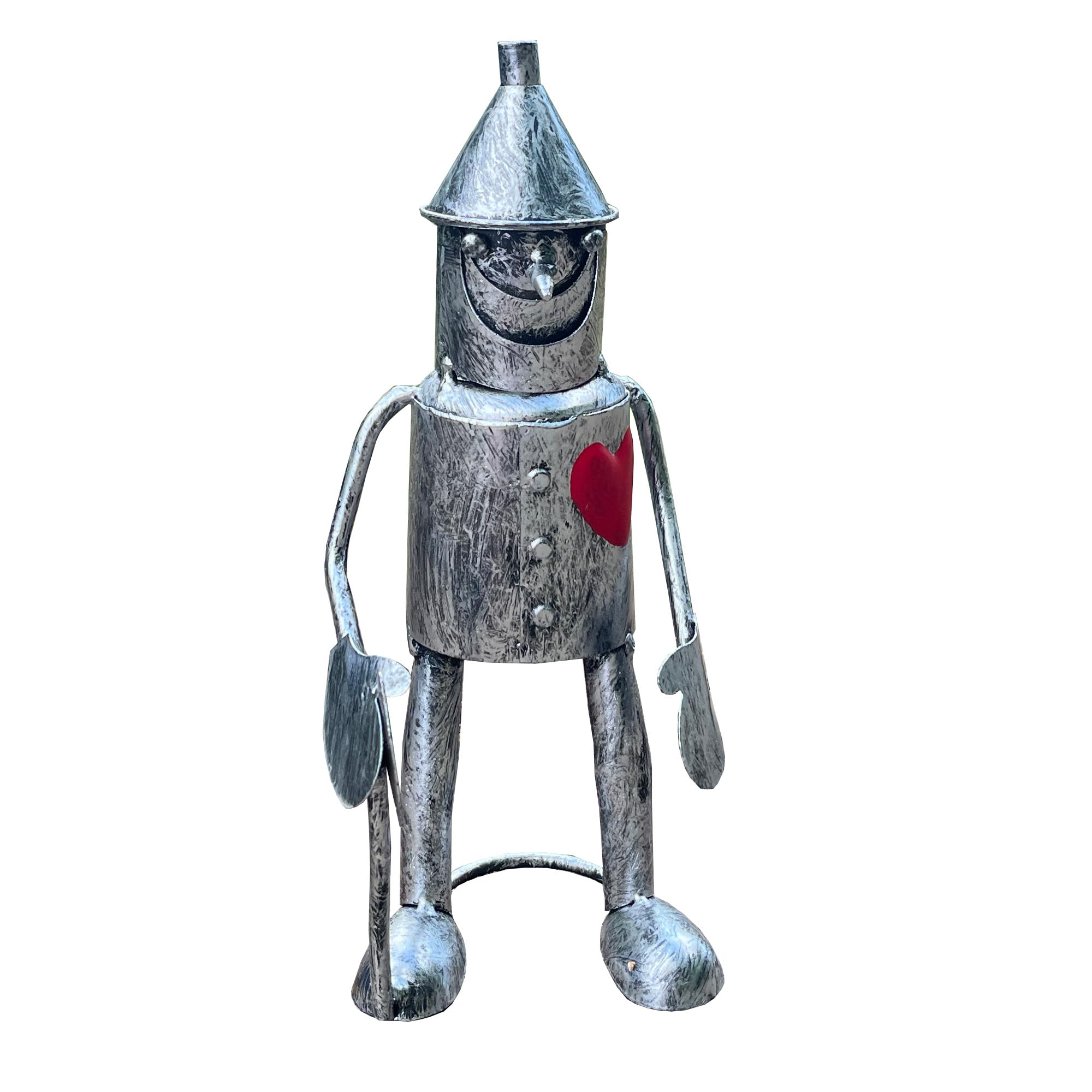 Alfie Francis 22.5cm Small Tin Man Garden Ornament Indoor Shelf Sitter Home Decoration Gift