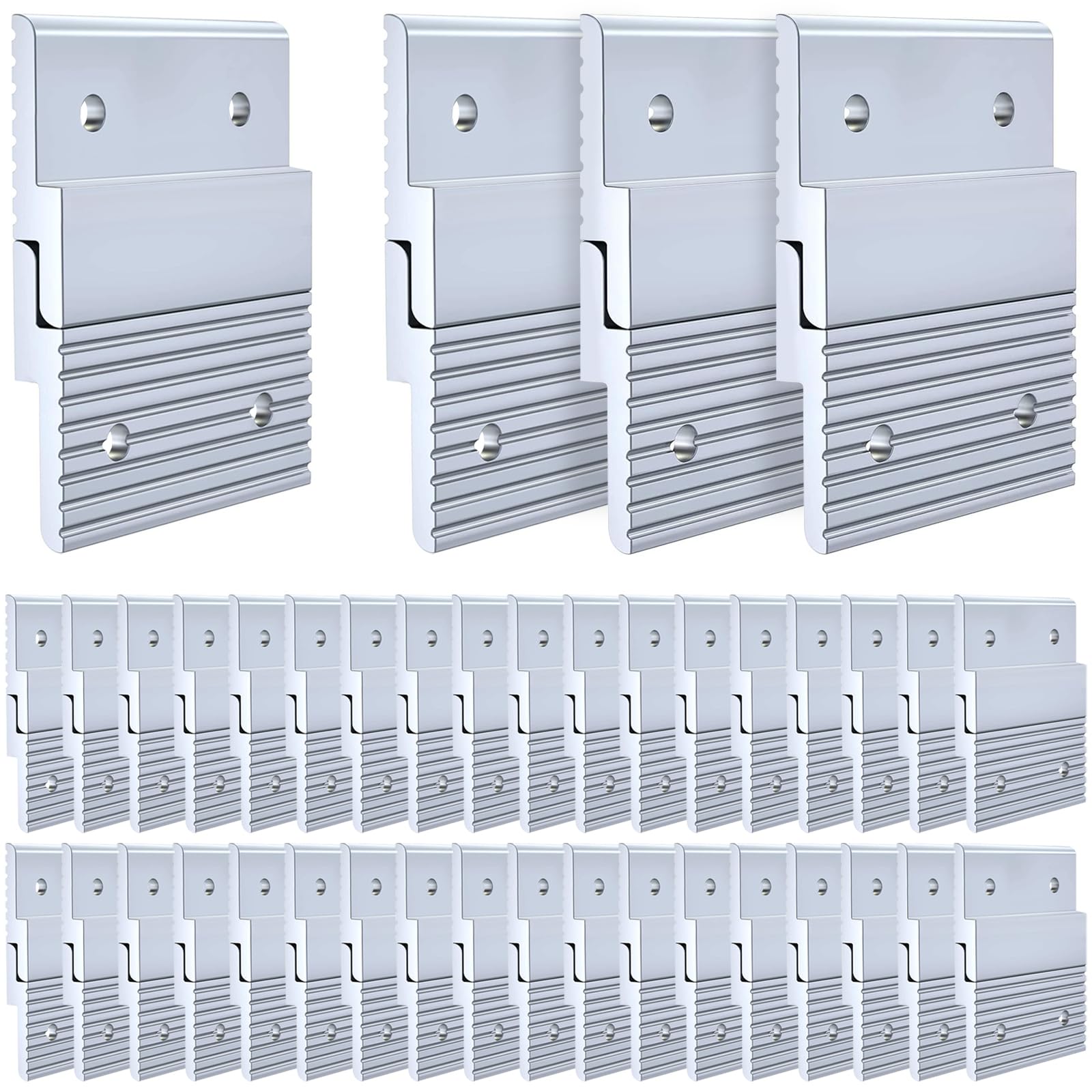 Supports de montage mural emboîtables de 5,1 cm pour installer une tête de lit en bois