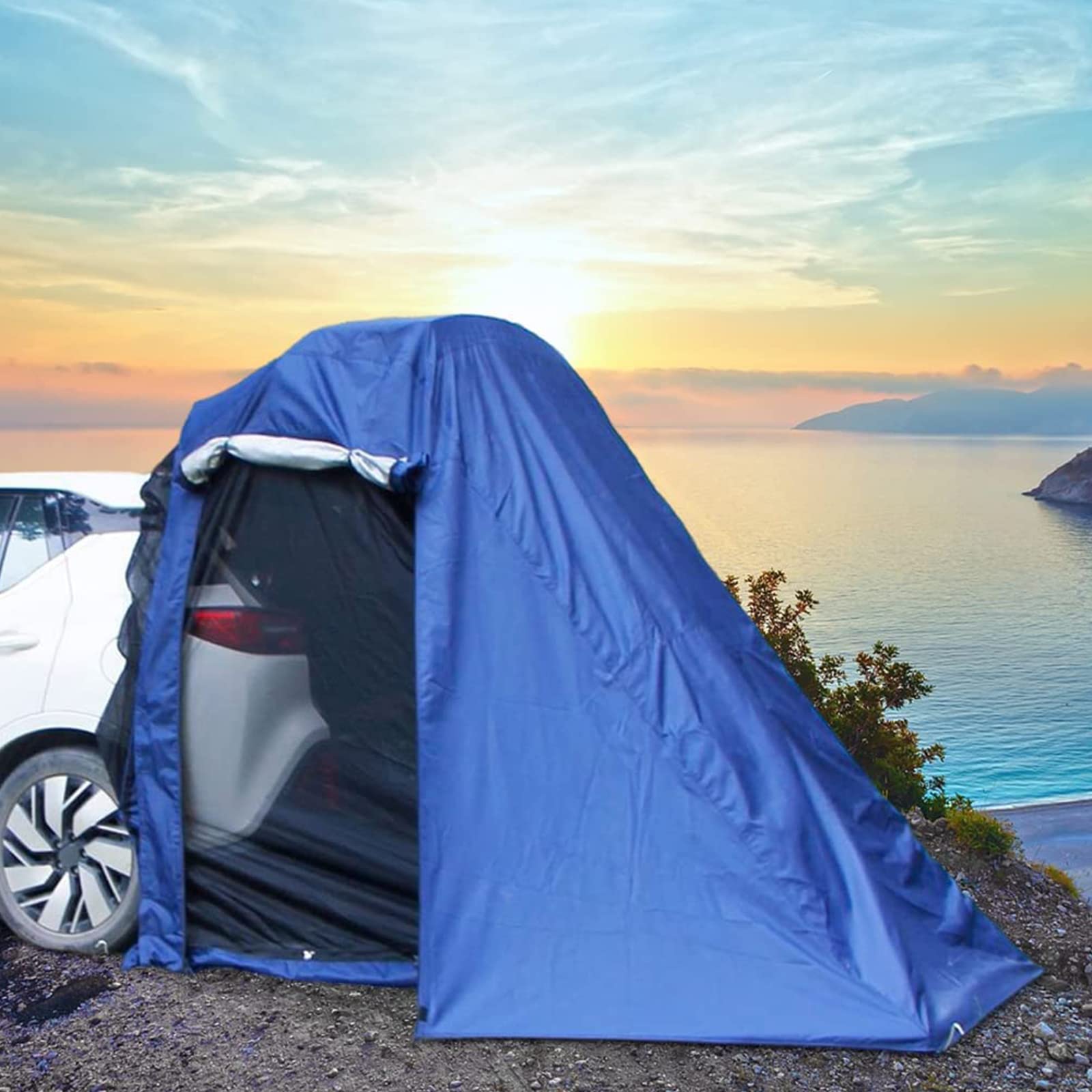 Tiendas de campaña para Maletero de Coche, Tienda de campaña para SUV, Parasol Trasero de extensión, Tienda de campaña de Viaje, para Acampar al Aire Libre, escotilla de camión, to