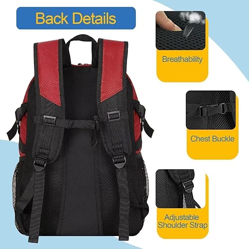 Miniatura 5 de DAFISKY Basketball Backpack with Ball Compartment  Large Basketball Bag with Shoes compartment Sports Equipment Bag for Soccer