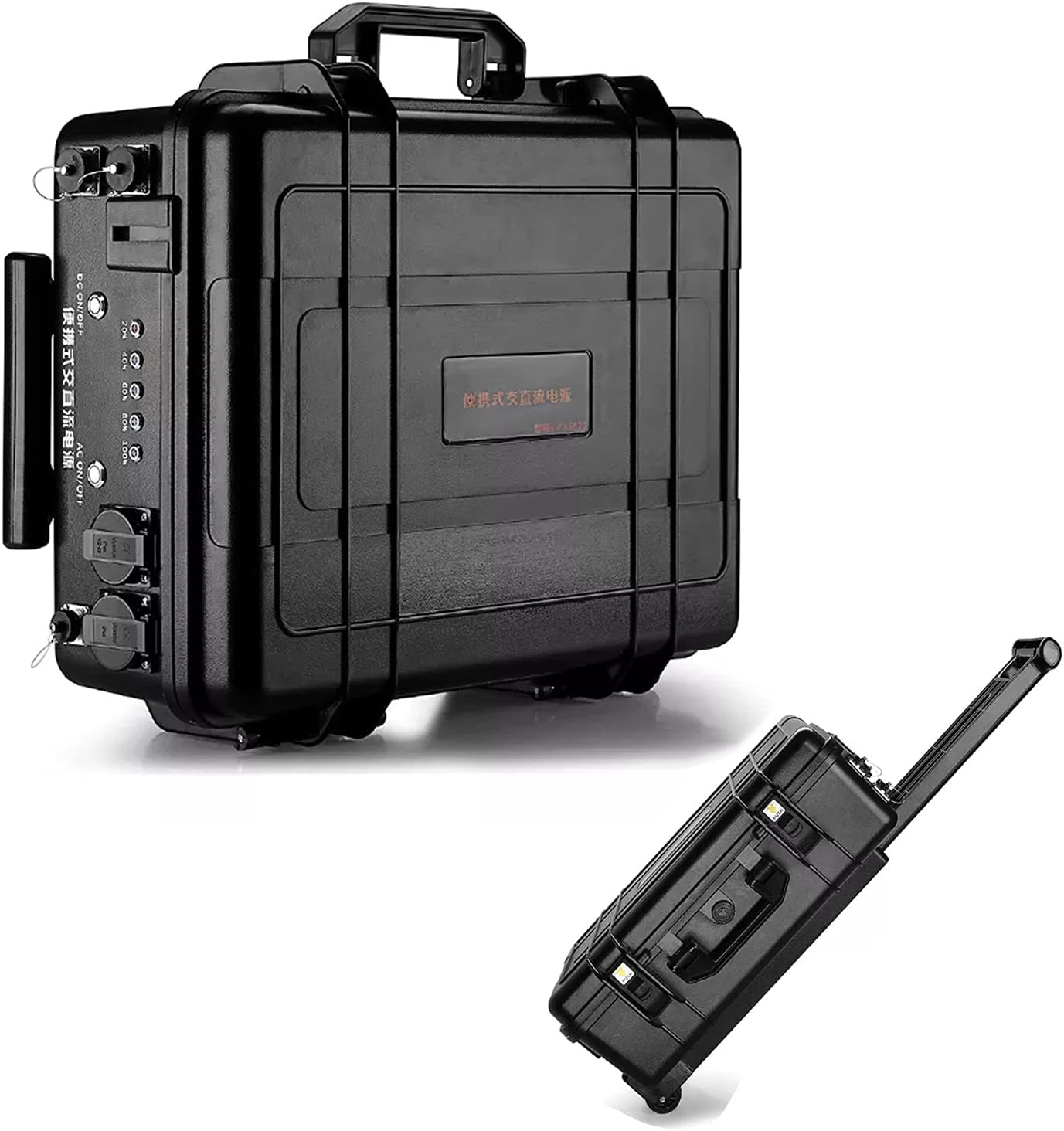 KELUNIS 120Ah Power 3000W Portable Trunk Power Station, Solar Power Generator Peak 6000W for Outdoor Home AC DC Output KELUNIS 120Ah Power 3000W Portable Trunk Power Station, Solar Power Generator Peak 6000W for Outdoor Home AC DC Output