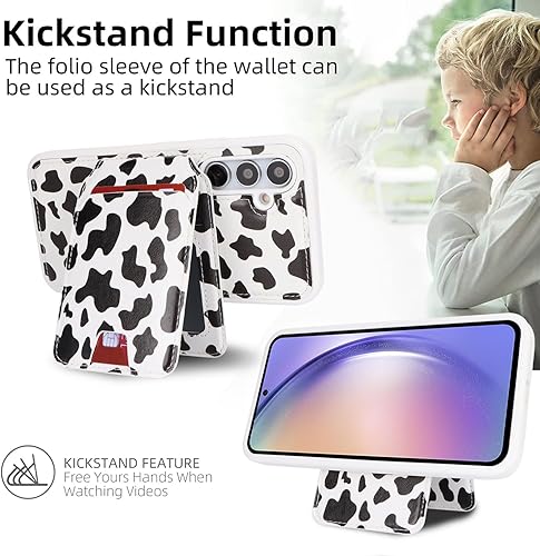 Miniatura 53 de Havaya Funda tipo cartera para Samsung Galaxy A54 0.18 oz para Samsung Galaxy A54 5G, funda con tarjetero y ranuras para tarjetas de crédito