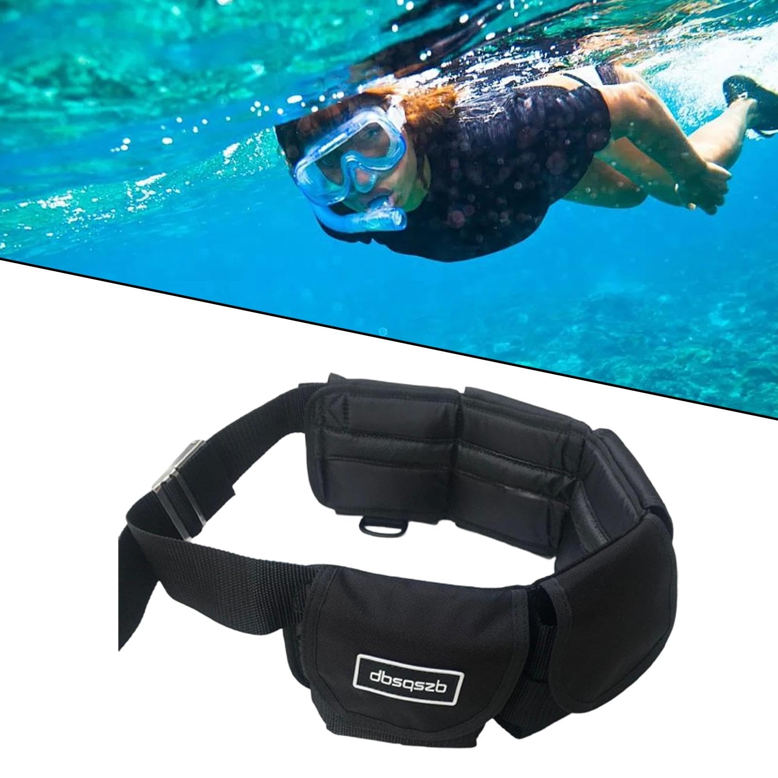Ceinture de Poids pour plongée avec Poches à accès Rapide