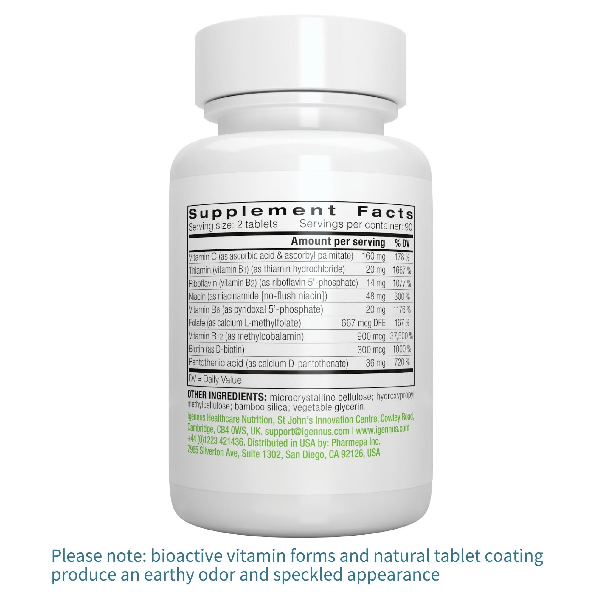 Igennus High Strength Super B-Complex Methylated & Active B Vitamins — Amazon image 6