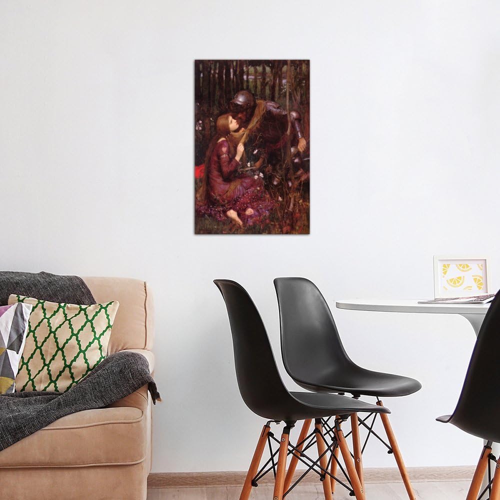 Flash Deals - 80% OFF iCanvasART 1487 La Belle Dame Sans Merci Canvas Print by John William Waterhouse, 26 by 18-Inch, 1.5-Inch Deep