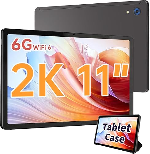 Miniatura 1 de Dewsod Tablet Tablet Android 13 de 11 pulgadas 2K con procesador Octa-Core, 10(4+6) GB RAM+128GB ROM (1TB TF), pantalla IPS FHD 2000x1200, 5MP+13MP,