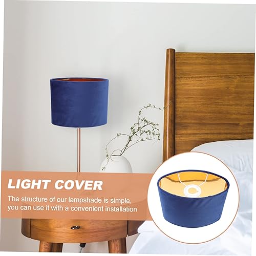 Miniatura 6 de BETOOKY Bombilla decorativa E27, bombilla natural, pantalla ovalada, cubierta de carcasa de luz para baño, pantalla ovalada, pantalla de tela