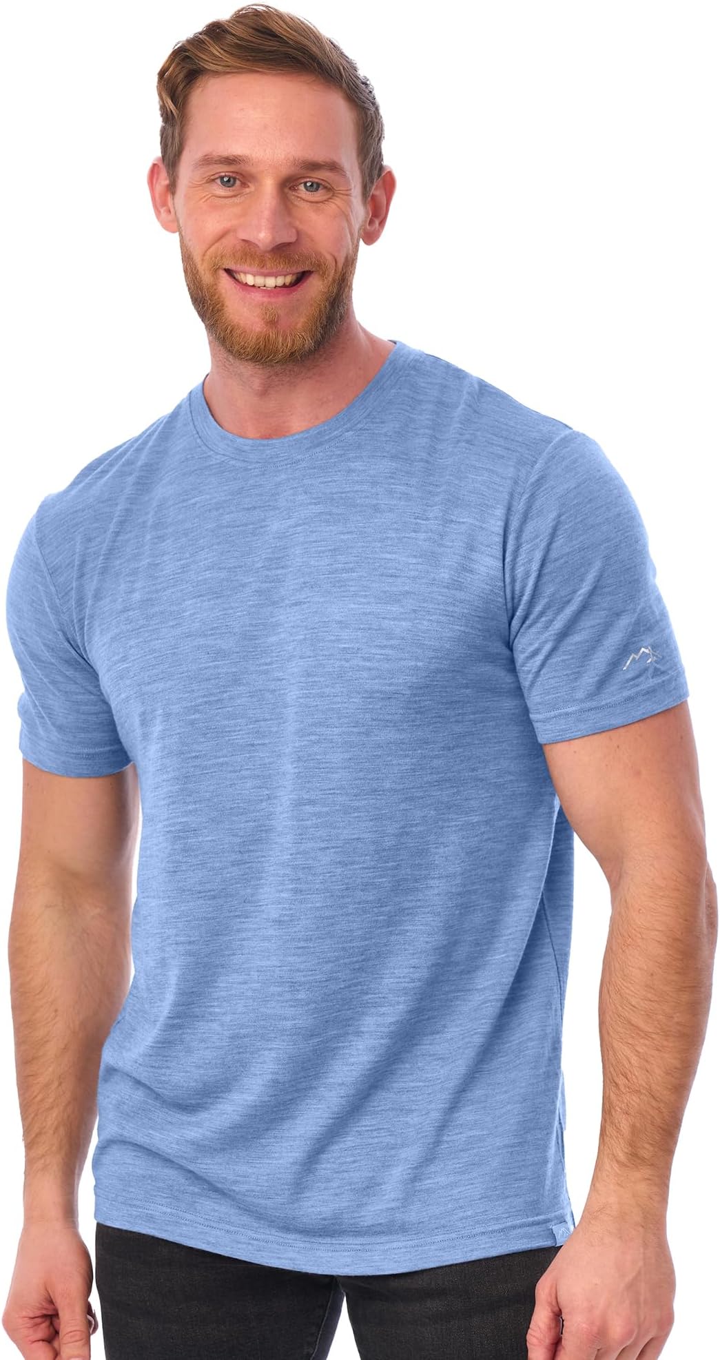 100% Merino Wolle Tshirt Herren - Merino Shirt Herren, Unterhemden Männer, Sports & Outdoor Gym Shirt